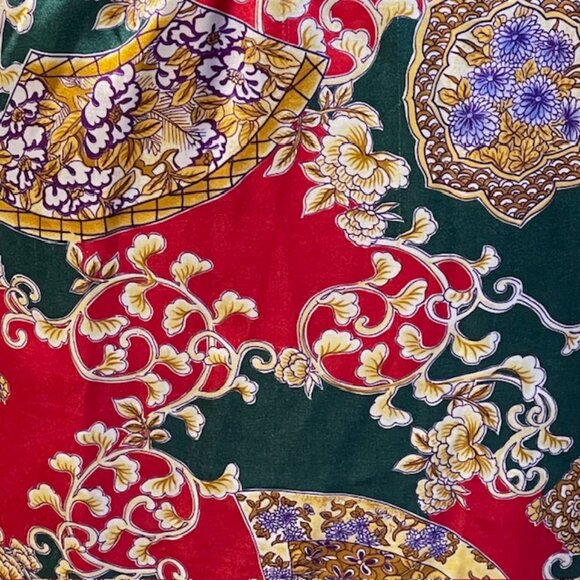 Vintage Victoria's Secret Quilted Kimono Robe Satin Baroque Retro Glam Medium - Picture 6 of 12